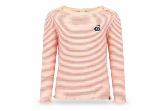 Scotch & Soda Girls Multicoloured Striped T-Shirt, Size 12 Years