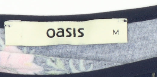 Oasis Women's Multicolour Floral Dress M