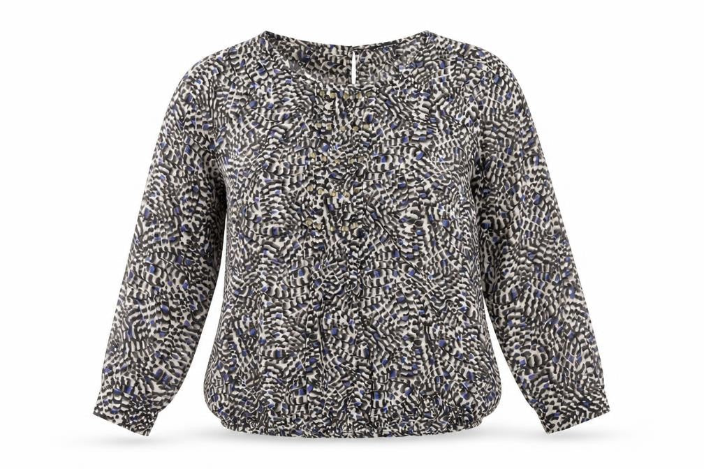 Womens UK Size 22 David Emanuel Multicoloured Basic Blouse
