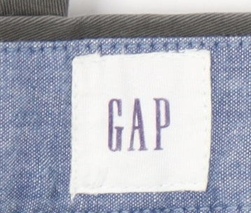GAP Men's Grey Chino Trousers Size 33 Skinny Fit