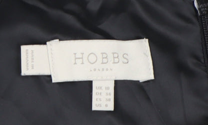 Hobbs Women's Black & White Floral Sheath Dress Size 10