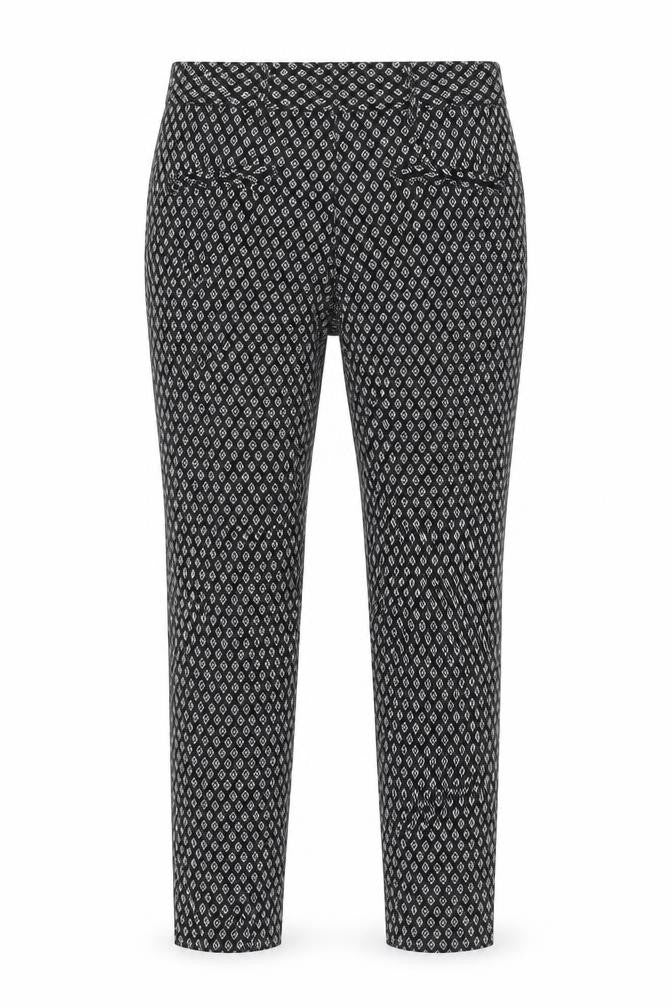 Gap Women's Black Geometric Trousers Size 2
