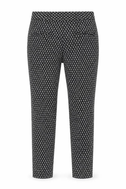 Gap Women's Black Geometric Trousers Size 2
