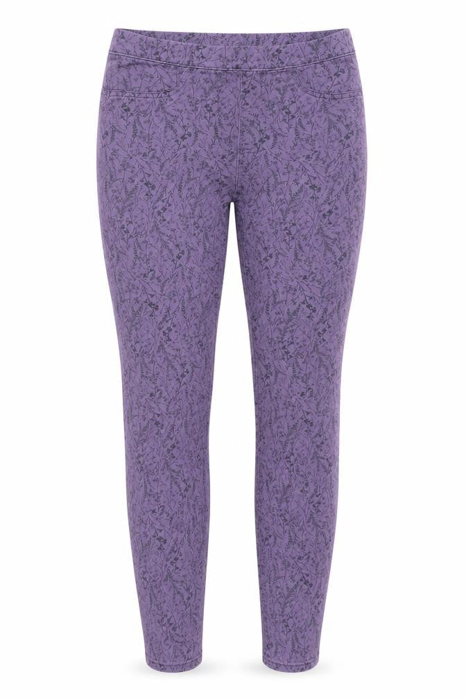 Womens UK Size 8 Marks and Spencer Regular Fit Jegging Purple Trousers
