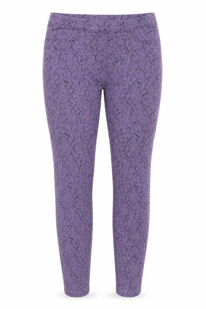 Womens UK Size 8 Marks and Spencer Regular Fit Jegging Purple Trousers