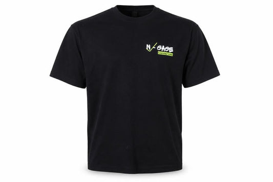 Gildan Boys Black XL Logo T-Shirt - Casual Crew Neck