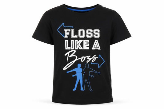 Primark Boys Black Graphic Print T-Shirt 10-11 Years