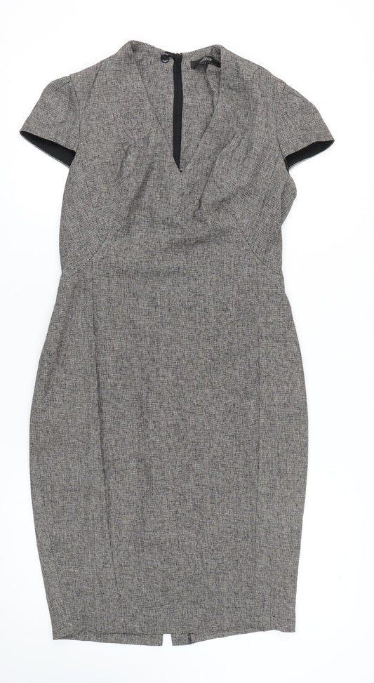 Next Women's Grey Sheath Dress, Size 12, Business Style