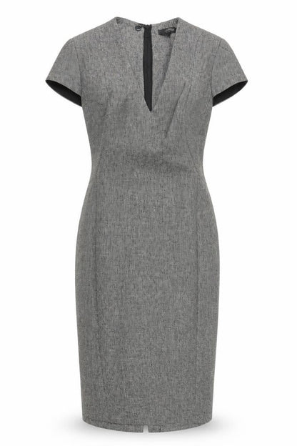 Next Women's Grey Sheath Dress, Size 12, Business Style