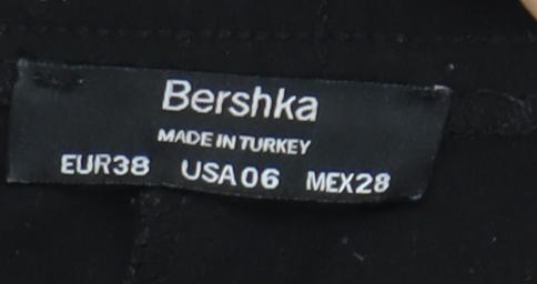 Bershka Women’s Black Cargo Trousers Size 10
