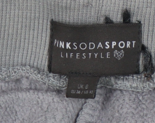 Pink Soda Sport Women's Grey Jogger Trousers Size 8