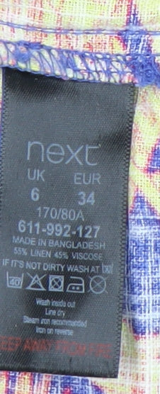 Next Women's Multicoloured Sheath Dress, Size 6, Tropical Style