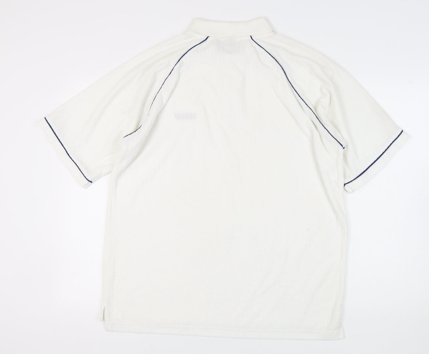 Giorgio Men’s White Polo Shirt L Short Sleeve Collared