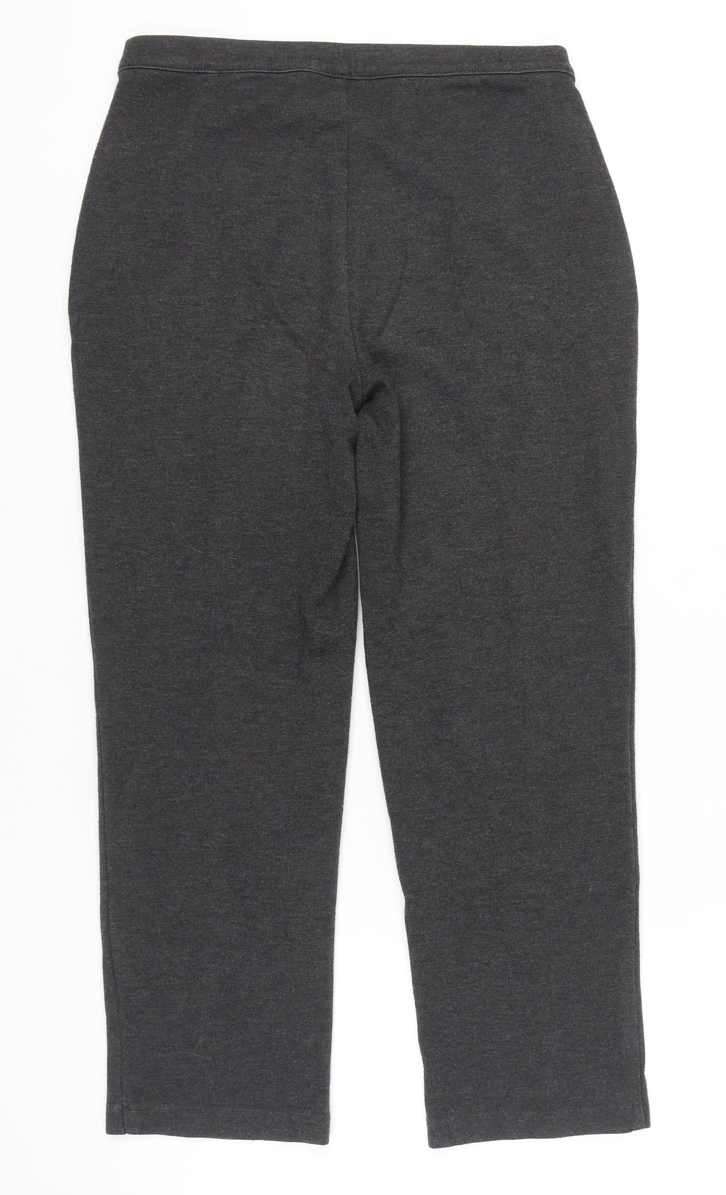 Womens UK Size 12 Marks and Spencer Regular Fit Casual Workwear Black Trousers
