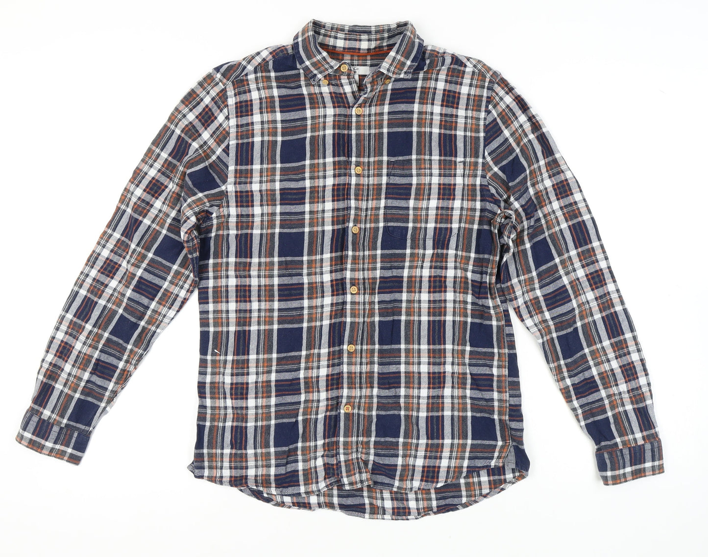 M&Co Men's Multicoloured Plaid Shirt Small