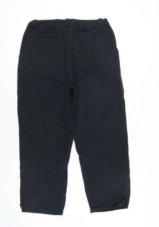 Womens UK Size 10 Talbots Regular Fit  Black Trousers