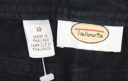 Womens UK Size 10 Talbots Regular Fit  Black Trousers