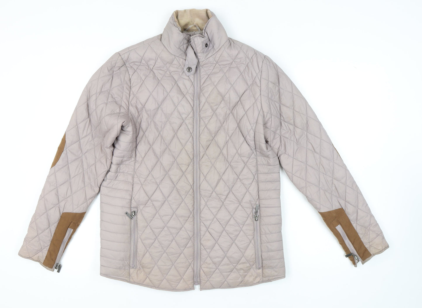 Søs Jensen Women's Beige Quilted Jacket L