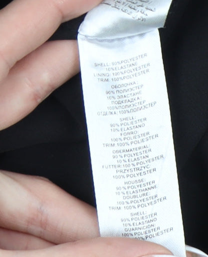 Little Mistress Black Women's Size 10 Lace Accents Dress