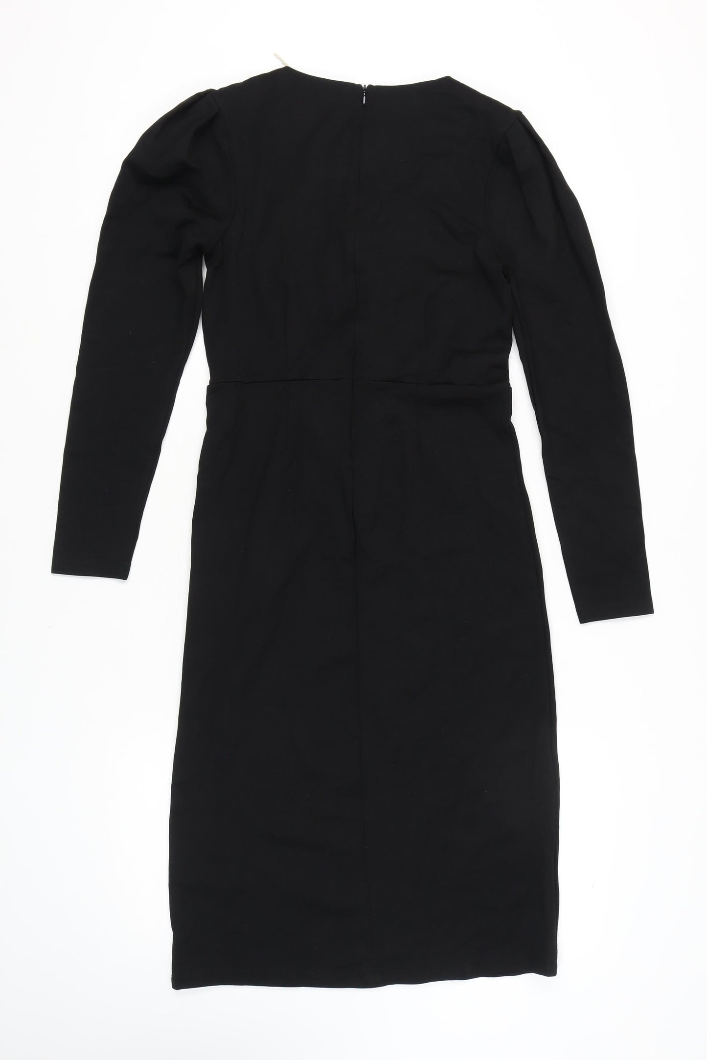 Iris & Ink Women’s Black Dress UK 12 Long Sleeve