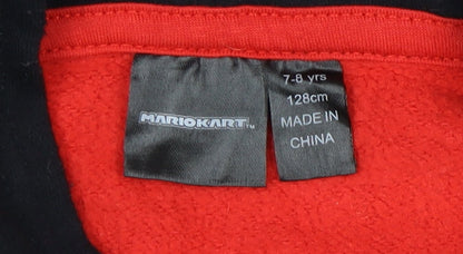 Mario Kart Boys Red Pullover Hoodie 7-8 Years