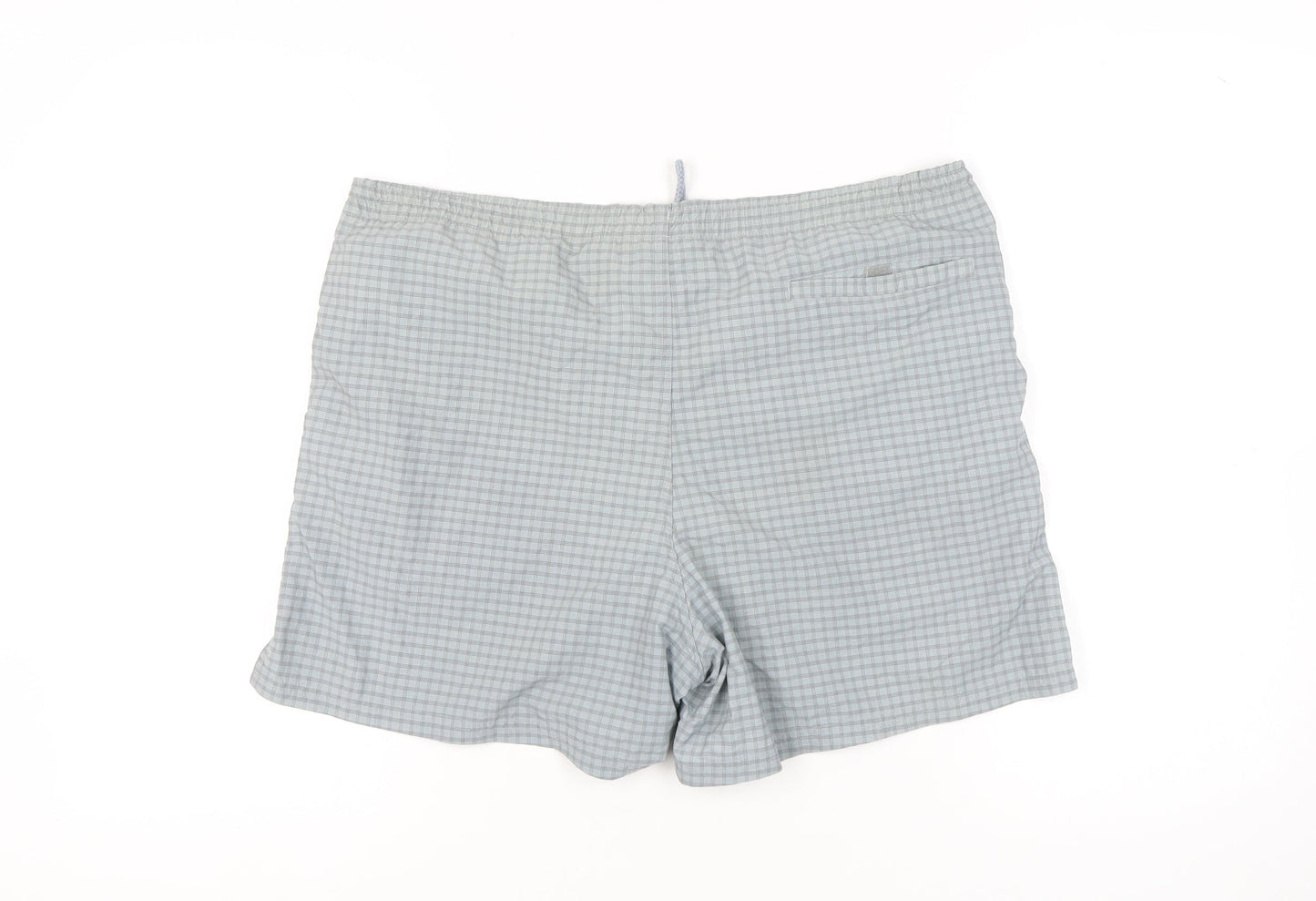 Patrick Men's Grey Check Swim Shorts L