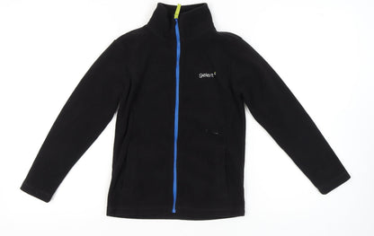 Gelert Boys' Black Fleece Jacket, Size 9-10, Full Zip Casual