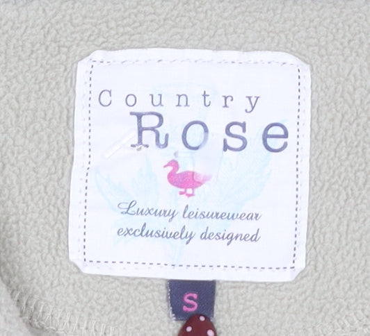 Country Rose Women's Beige Fleece Jacket Size S