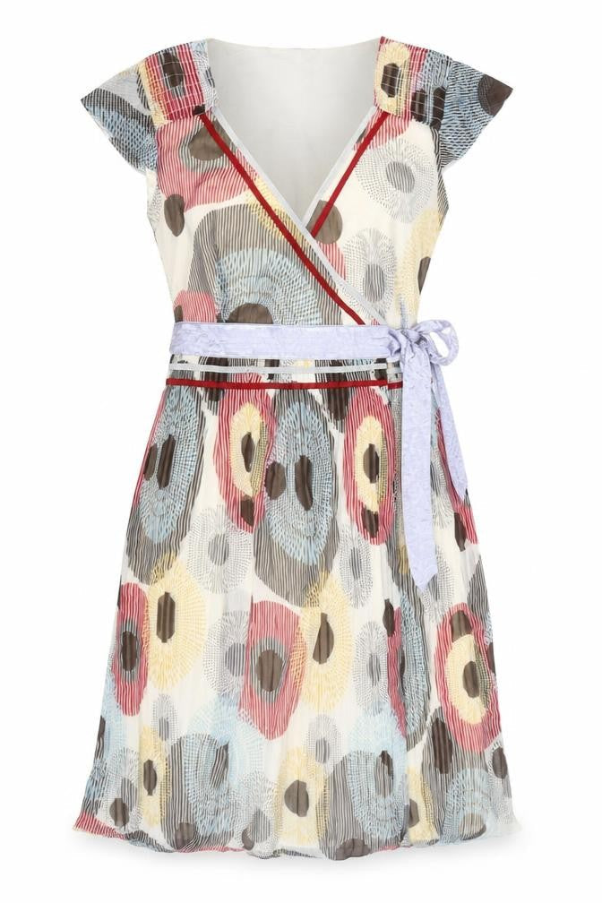 Fever Women's Multicoloured Wrap Dress Size 10