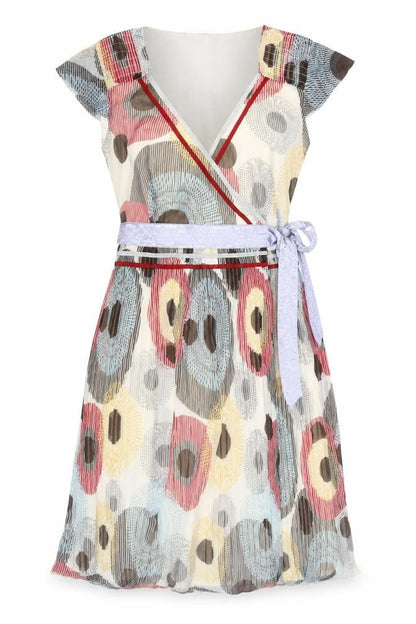 Fever Women's Multicoloured Wrap Dress Size 10