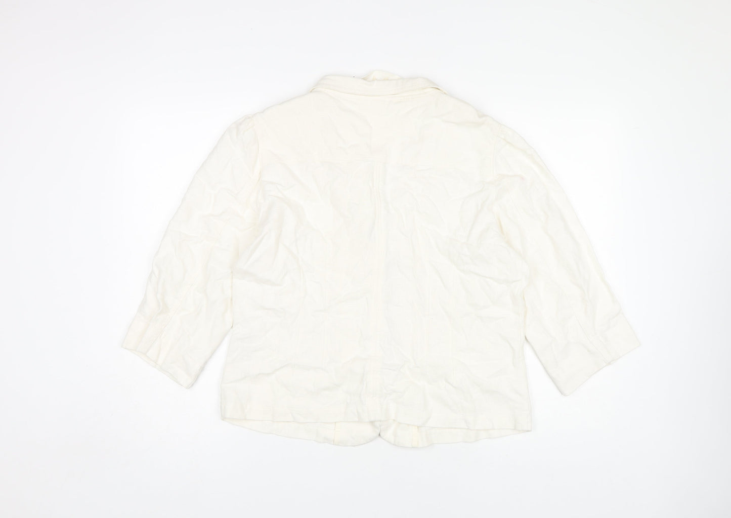 Womens UK Size 18 Evie White Basic Jacket