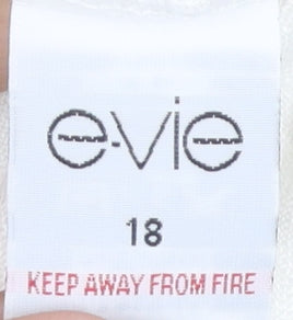 Womens UK Size 18 Evie White Basic Jacket