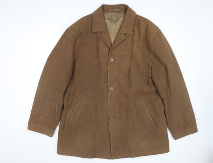 Mens UK Size XL Butler and Webb Brown Overcoat