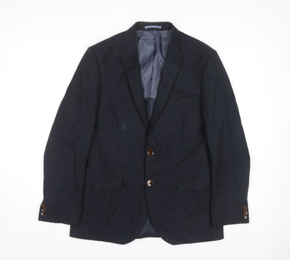 Mens UK Size 40 Marks and Spencer Regular Blue Suit Jacket