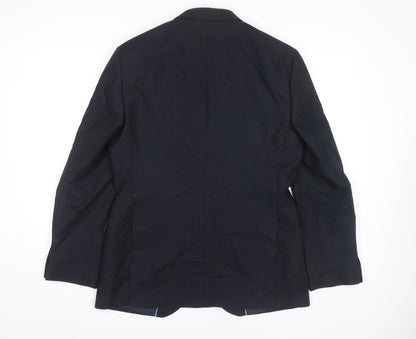 Mens UK Size 40 Marks and Spencer Regular Blue Suit Jacket