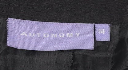 Autonomy Women's Black Pencil Skirt Size 14 Workwear