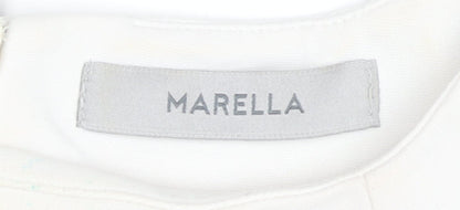 Marella Women's Black Colourblock Shift Dress Size 12