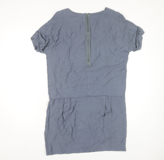 Gap Women's Blue Dress S Short Sleeve Woven