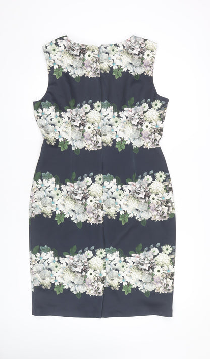 Phase Eight Women Floral Sheath Dress Multicoloured Size 16