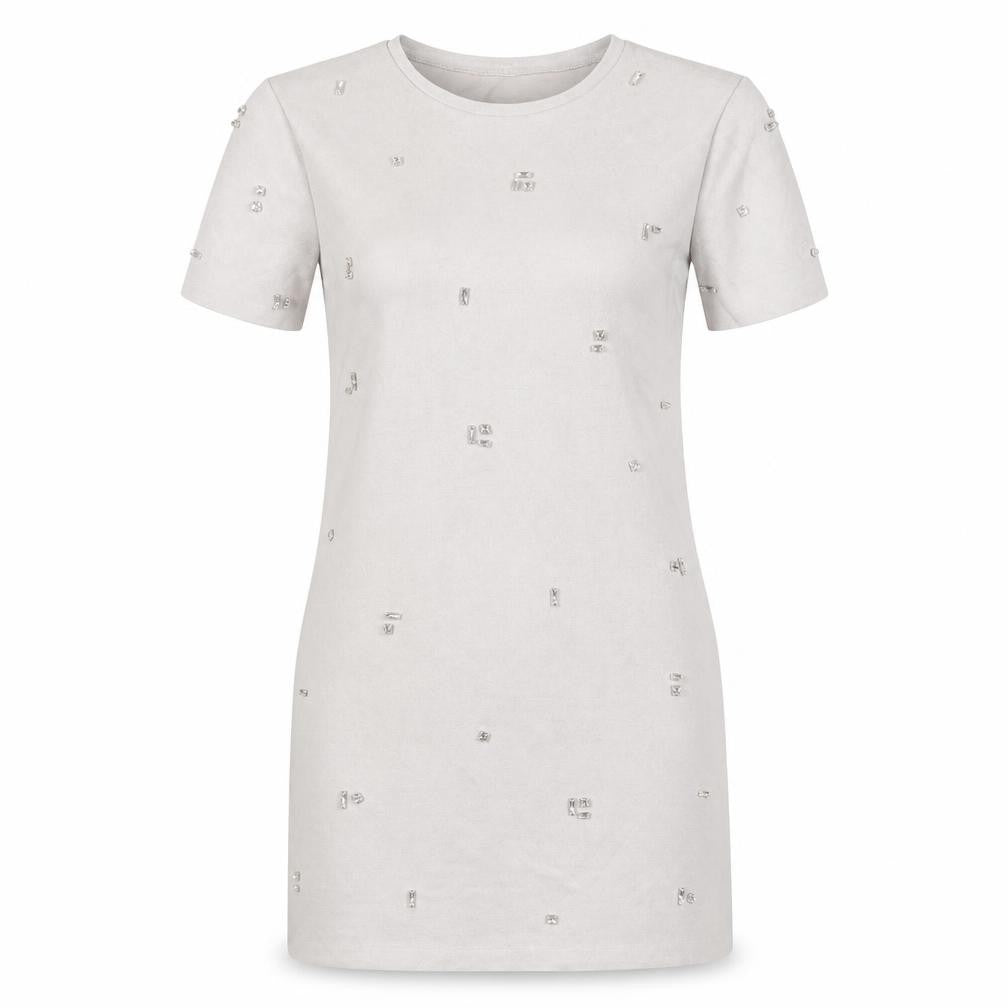 Zara Women's Grey Shift Dress - Size S