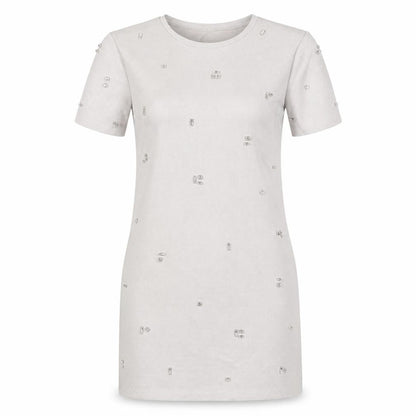 Zara Women's Grey Shift Dress - Size S
