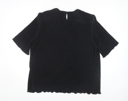Womens UK Size 18 Canda Black  Blouse