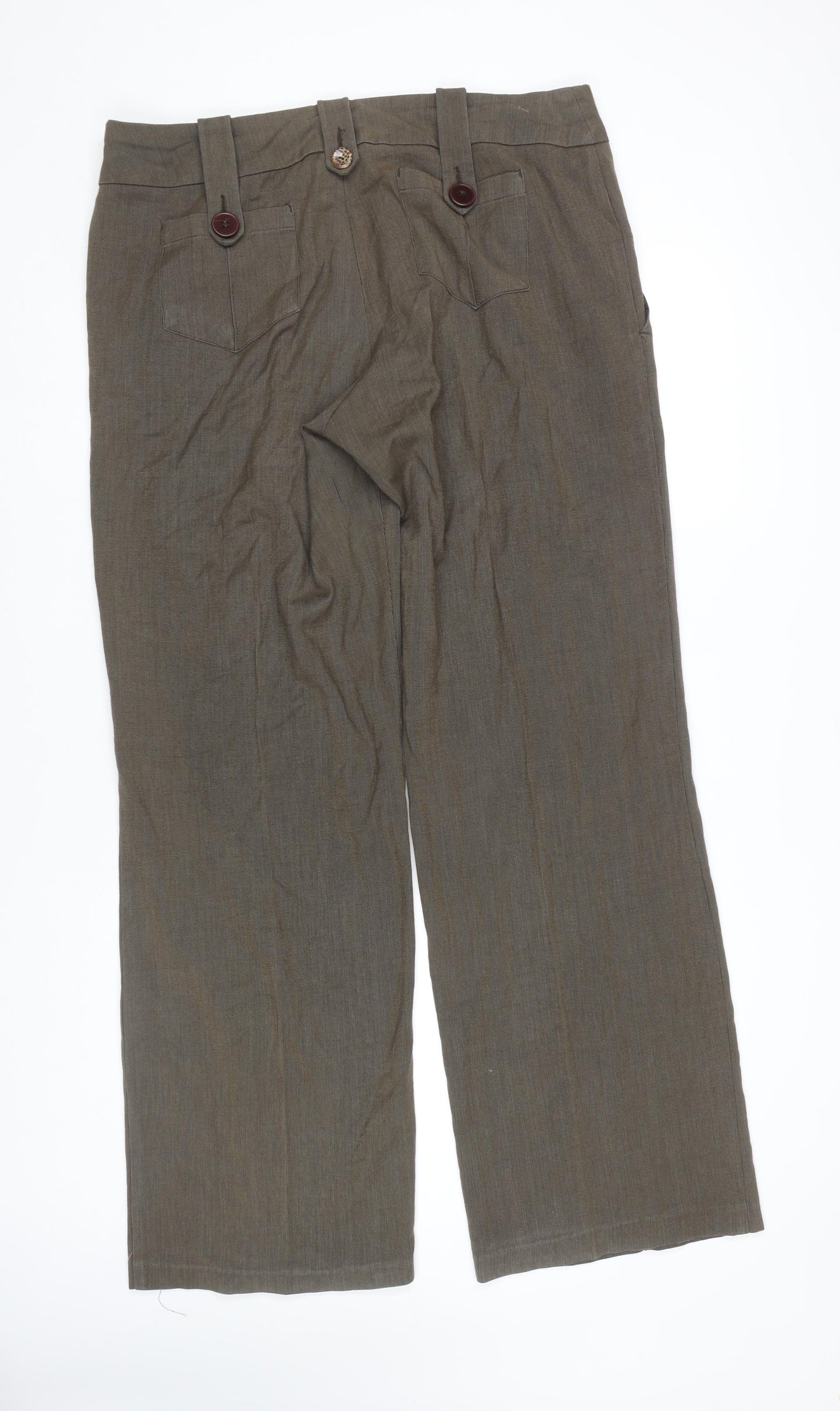 Womens UK Size 18 NEXT Regular Fit  Brown Trousers