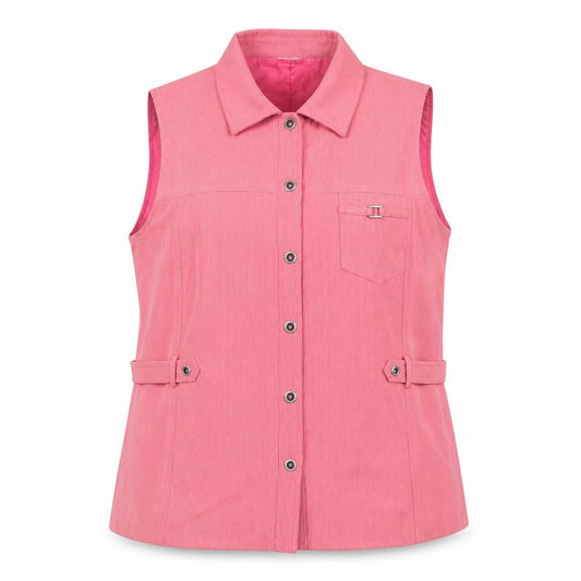 Womens UK Size 14 Oscar B. Pink Basic Blouse