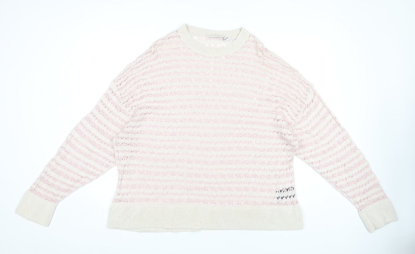 Womens UK Size L Weekday Pink Pullover Jumper