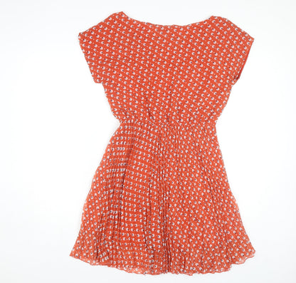 Jasmine London Red Polka Dot Shift Dress M Women's Casual