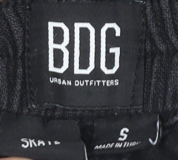 BDG Women’s Black Cargo Trousers, Size S, Linen, Casual