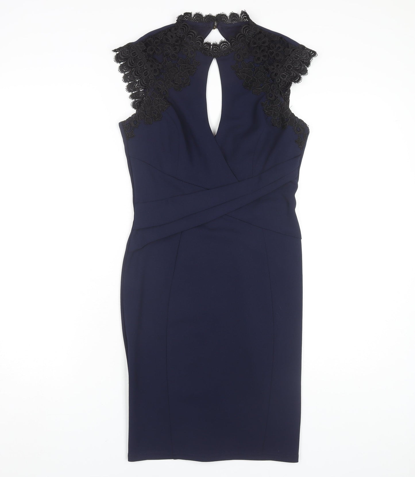 Lipsy London Women Blue Bodycon Dress, UK 10