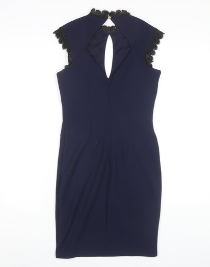 Lipsy London Women Blue Bodycon Dress, UK 10