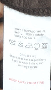 Monsoon Women's Brown Sequin Strapless Dress Size 12